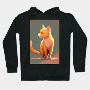 Cute cat Anime style Hoodie